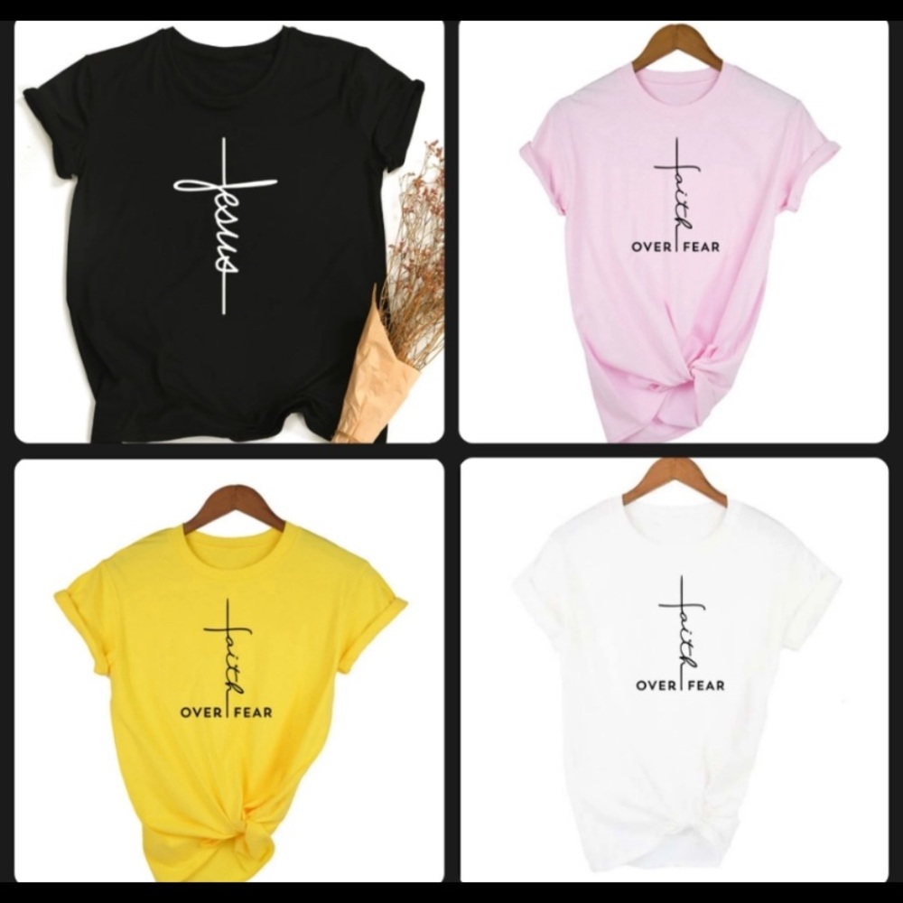 FAITH OVER FEAR SHIRTS